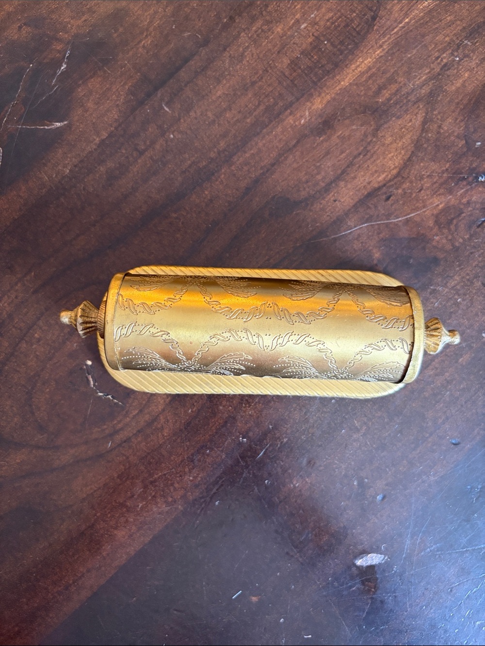 Vintage Brass Desk Perpetual Calendar - Picture 4 of 8